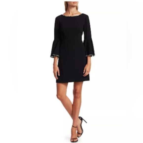 Trina Turk Black Dress with Gold Accents - Picture 1 of 6